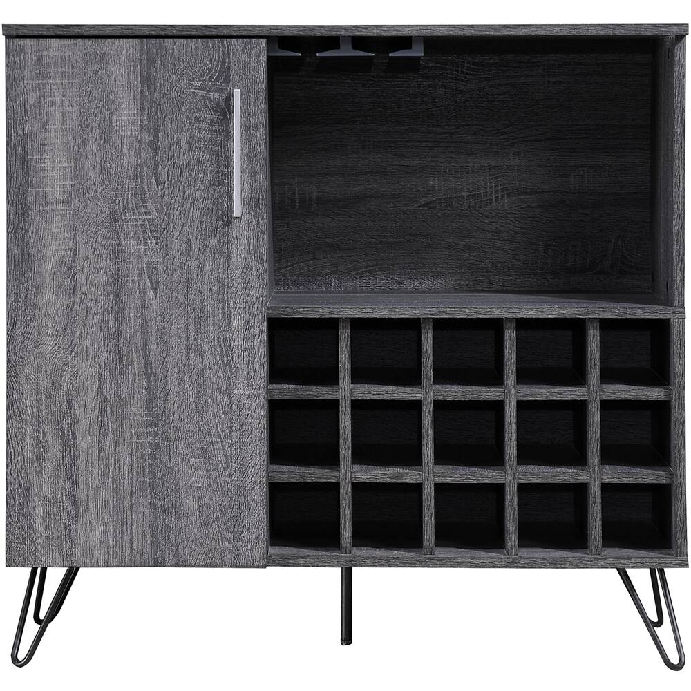 Front. Noble House - Whitman Bar Cabinet - Sonoma Gray Oak.