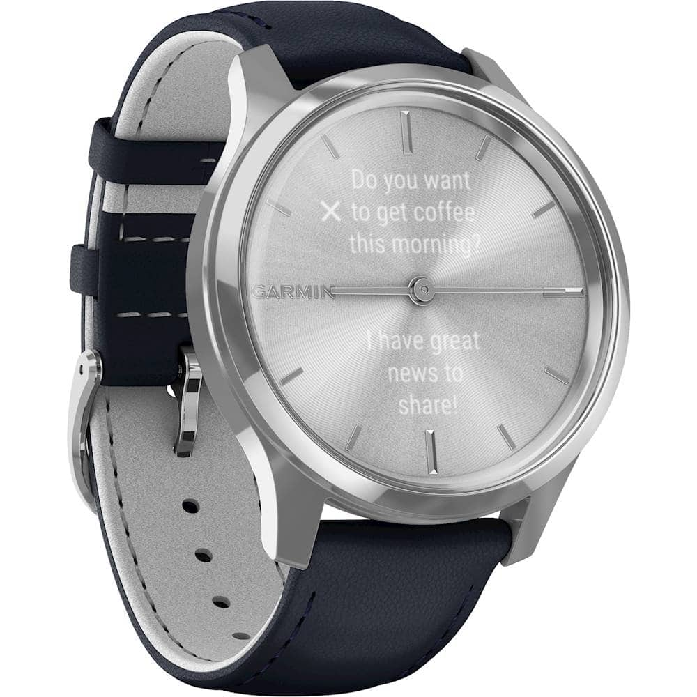 Best Buy: Garmin vívomove Luxe Hybrid Smartwatch 42mm Stainless