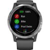 Garmin - vívoactive 4 GPS Smartwatch 45mm Fiber-Reinforced Polymer - Silver
