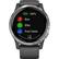 Front. Garmin - vívoactive 4 GPS Smartwatch 45mm Fiber-Reinforced Polymer - Silver.