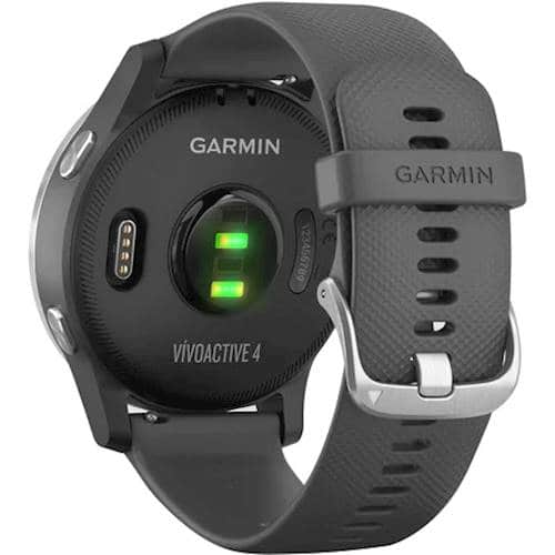 Alt View 15. Garmin - vívoactive 4 GPS Smartwatch 45mm Fiber-Reinforced Polymer - Silver.