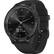Left. Garmin - vívomove 3 Hybrid Smartwatch 44mm Fiber-Reinforced Polymer - Slate With Black Case And Silicone Band.