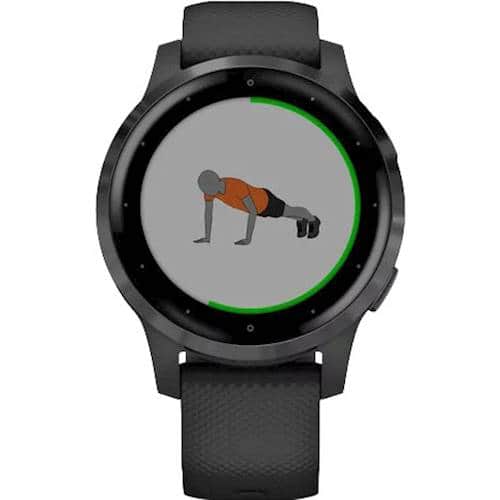 Alt View 14. Garmin - vívoactive 4S GPS Smartwatch 40mm Fiber-Reinforced Polymer - Slate.