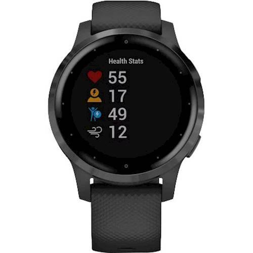 Alt View 15. Garmin - vívoactive 4S GPS Smartwatch 40mm Fiber-Reinforced Polymer - Slate.