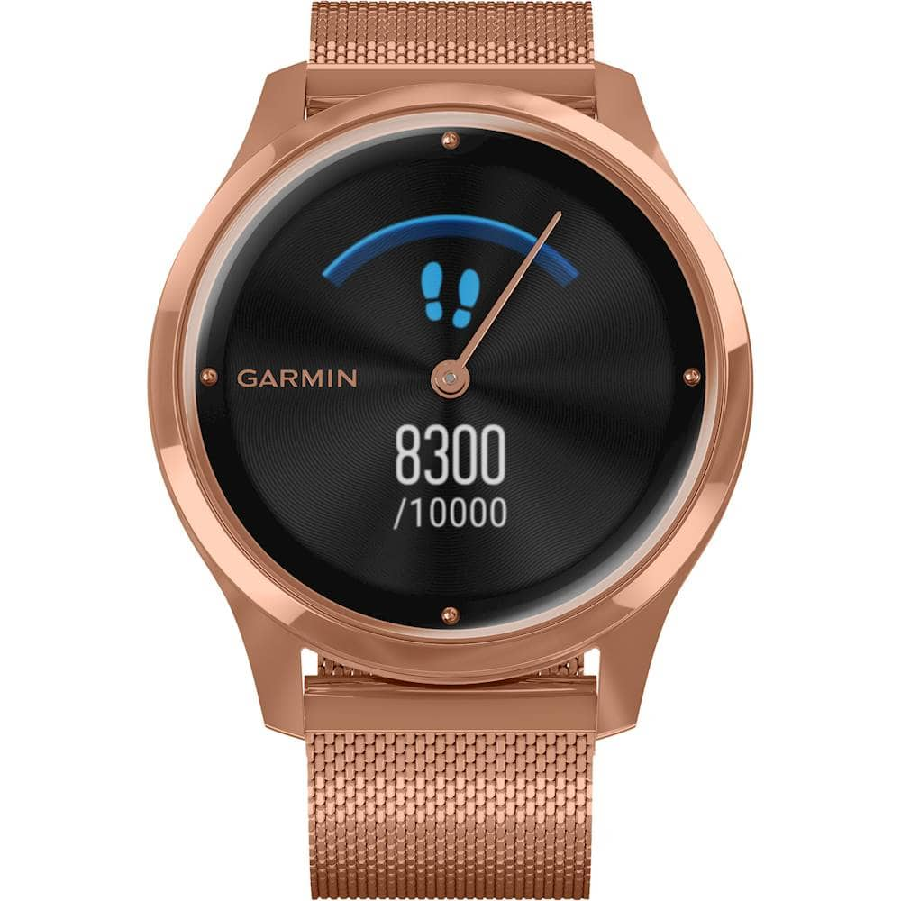 Best Buy: Garmin vívomove Luxe Hybrid Smartwatch 42mm Stainless