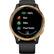 Front. Garmin - Venu Smartwatch 43mm Fiber-Reinforced Polymer - Black With Silicone Band.