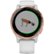 Alt View Zoom 14. Garmin - vívoactive 4S Smartwatch 40mm Fiber-Reinforced Polymer - Rose Gold With White Case And Silicone Band.