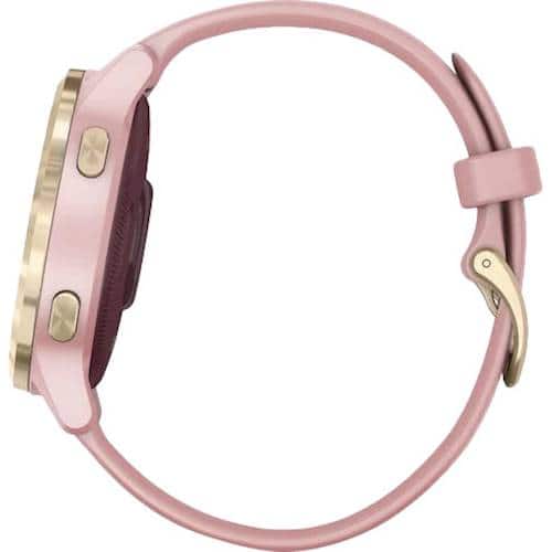 Alt View 12. Garmin - vívoactive 4S GPS Smartwatch 40mm Fiber-Reinforced Polymer - Light Gold.