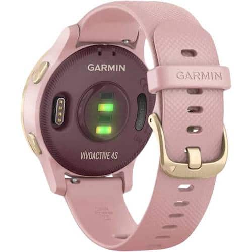 Alt View 13. Garmin - vívoactive 4S GPS Smartwatch 40mm Fiber-Reinforced Polymer - Light Gold.