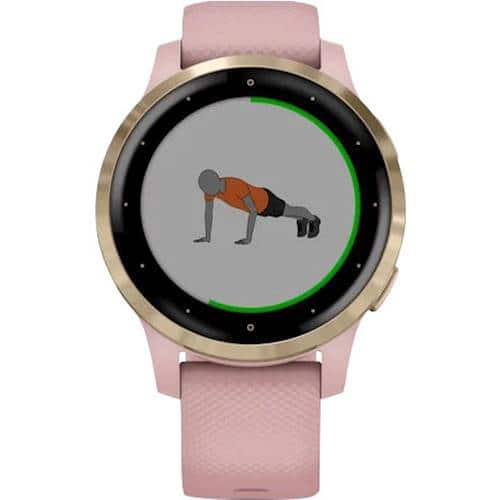 Alt View 14. Garmin - vívoactive 4S GPS Smartwatch 40mm Fiber-Reinforced Polymer - Light Gold.