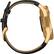 Alt View 12. Garmin - vívomove Luxe Hybrid Smartwatch 42mm Stainless Steel - Gold With Black Embossed Italian Leather Band.