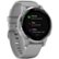 Angle Zoom. Garmin - vívoactive 4S GPS Smartwatch 28mm Fiber-Reinforced Polymer - Silver With Powder Gray Case And Silicone Band.