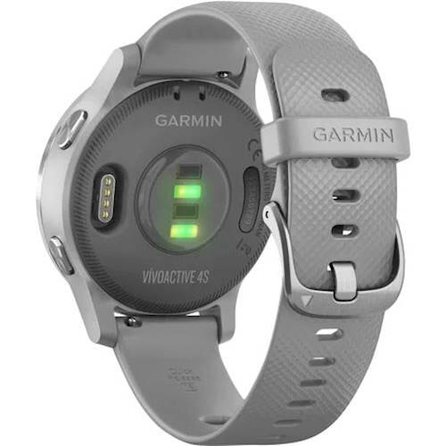 Alt View 13. Garmin - vívoactive 4S GPS Smartwatch 40mm Fiber-Reinforced Polymer - Silver.