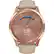 Alt View 11. Garmin - vívomove Luxe Hybrid Smartwatch 42mm Stainless Steel - Rose Gold With Light Sand Italian Leather Band.