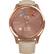 Alt View 13. Garmin - vívomove Luxe Hybrid Smartwatch 42mm Stainless Steel - Rose Gold With Light Sand Italian Leather Band.