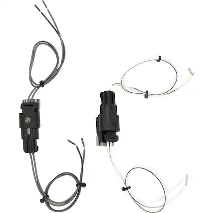 Front. Metra - 2-Way Universal Connector - Black.