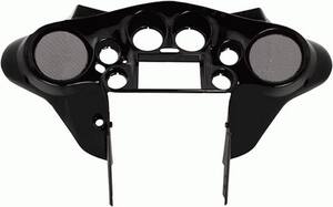Metra - Dash Kit for Harley-Davidson FLH 1998-2013 Motorcycles - Black - Front_Standard