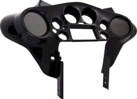 Metra - Dash Kit for Harley-Davidson FLH 1998-2013 Motorcycles - Not Painted - Angle_Zoom