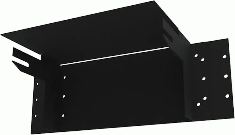 Alt View 13. Metra - Amplifier Mounting Bracket for Harley-Davidson 1998-2013 Motorcycles (Pair) - Black.