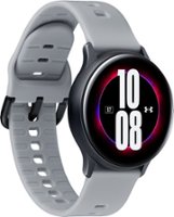 Samsung - Galaxy Watch Active2 Under Armour Edition Smartwatch 40mm Aluminum - Aqua Black - Angle_Zoom