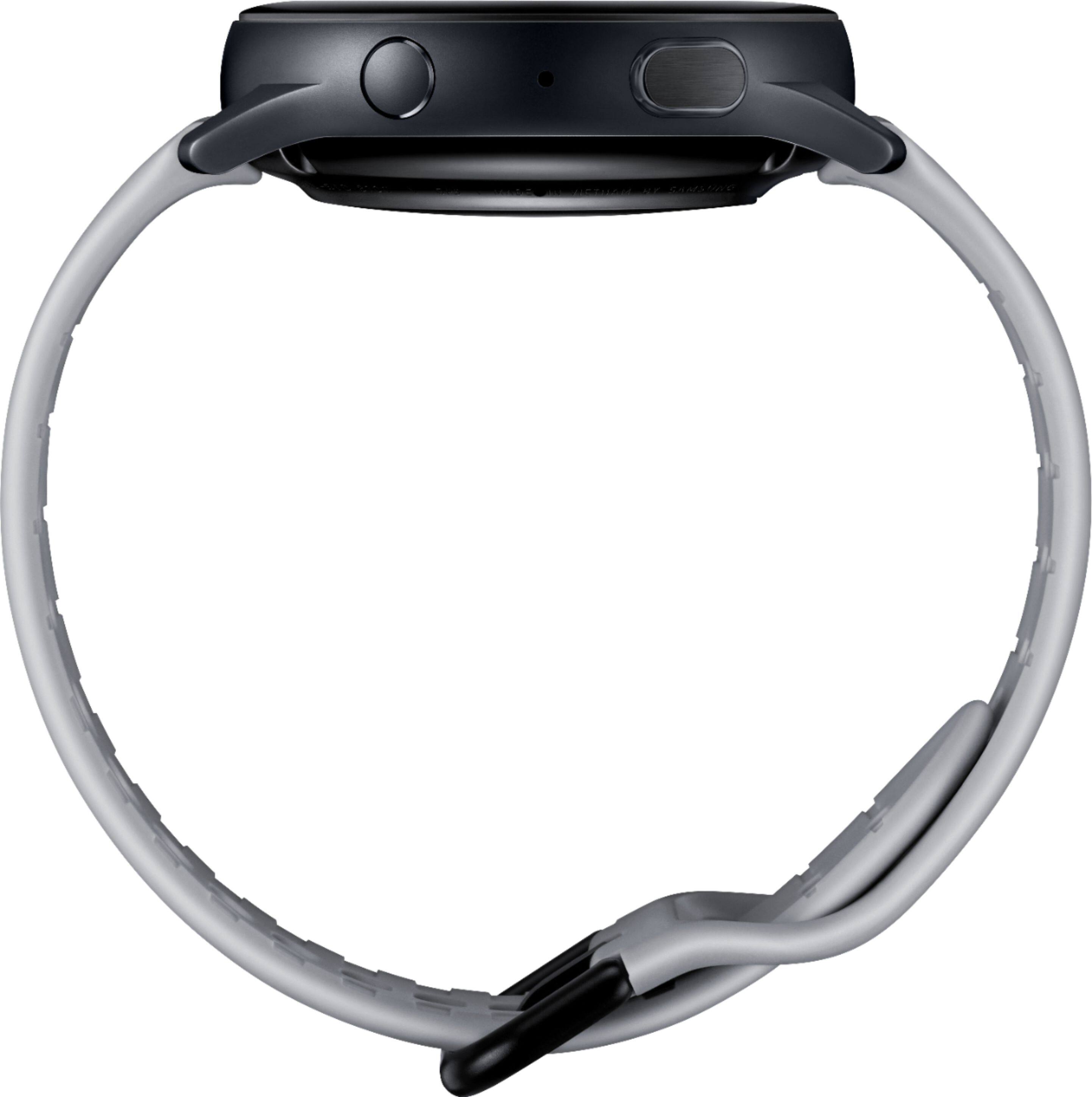 Alt View 12. Samsung - Galaxy Watch Active2 Under Armour Edition Smartwatch 40mm Aluminum - Aqua Black.