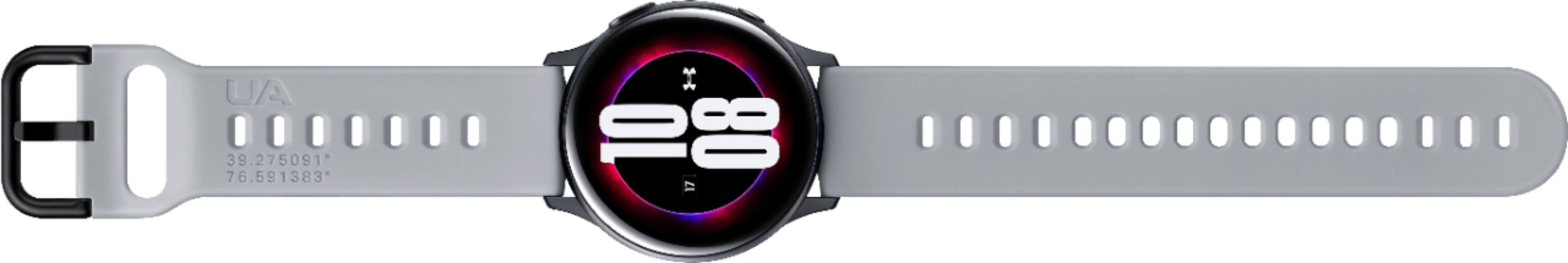 Alt View 13. Samsung - Galaxy Watch Active2 Under Armour Edition Smartwatch 40mm Aluminum - Aqua Black.