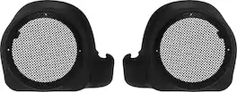 Metra - Lower Fairing Speaker Pods for Harley-Davidson 2014-2018 Motorcycles - Black