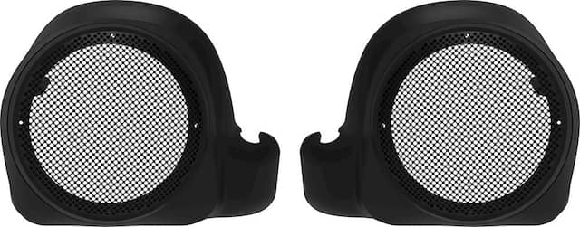 Front. Metra - Lower Fairing Speaker Pods for Harley-Davidson 2014-2018 Motorcycles - Black.