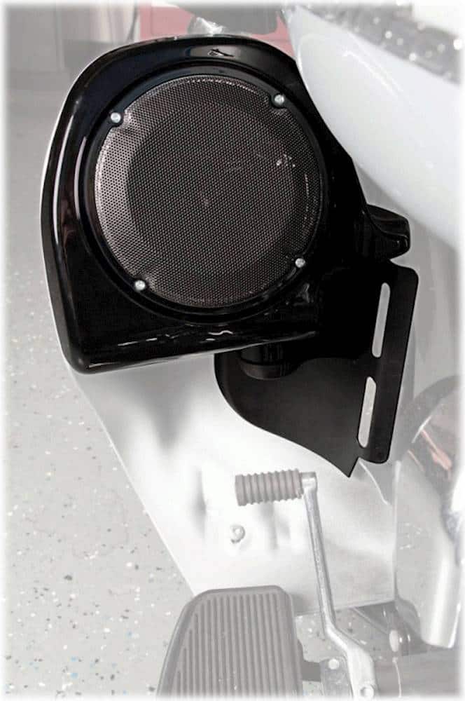 Alt View 12. Metra - Lower Fairing Speaker Pods for Harley-Davidson 1994-2013 Motorcycles - Black.