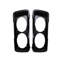 Metra - Motorcycle Speaker Adapter for Most 1994-2013 Harley Davidson Vehicles - Black - Front_Zoom