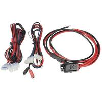 Metra - POWERSPORTS Motorcycle Amplifier Installation Kit - Black/Blue/Red/White - Front_Standard