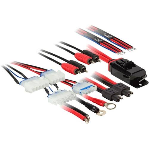 Alt View 11. Metra - POWERSPORTS Motorcycle Amplifier Installation Kit - Black/Blue/Red/White.