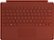 Front Zoom. Microsoft - Surface Pro Signature Type Cover - Poppy Red.