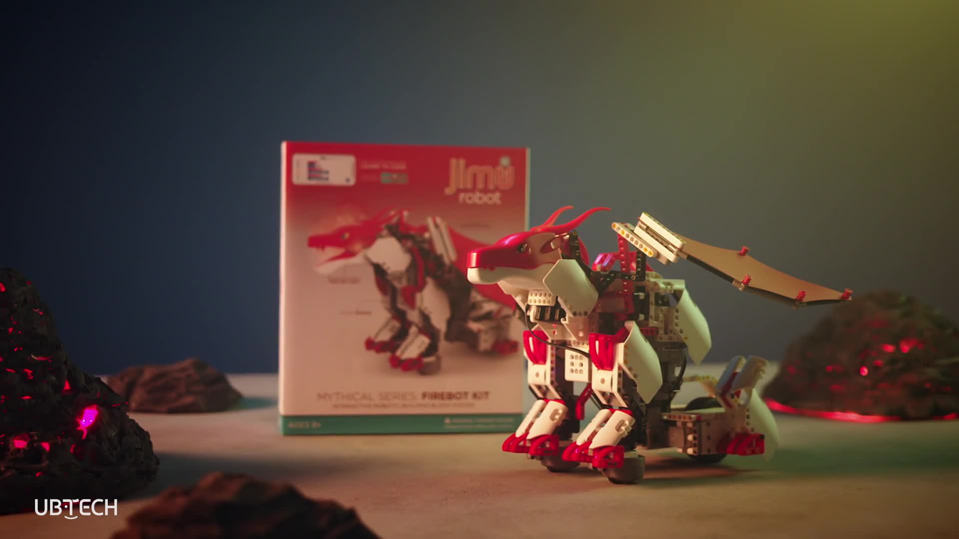 Best Buy UBTech JIMU Robot Mythical Series FireBot Kit JRA0601