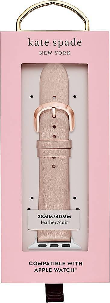 Best Buy: kate spade new york Leather Watch Strap for Apple Watch™ 38mm ...