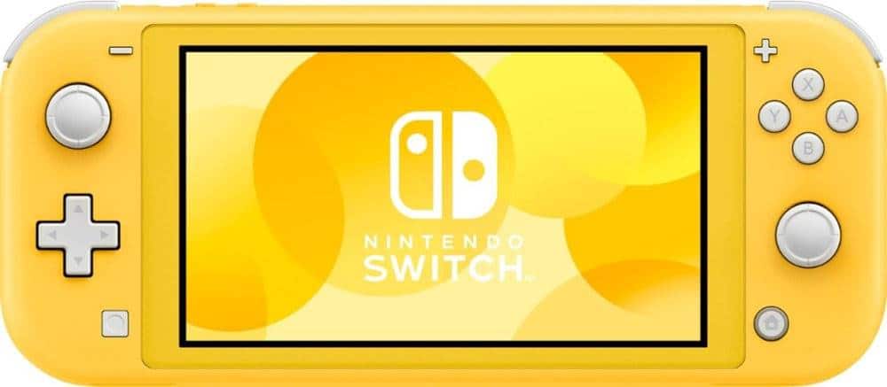 Front. Nintendo - Geek Squad Certified Refurbished Switch Lite - Yellow.