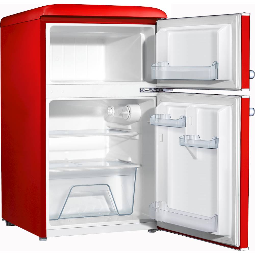 Questions and Answers: Galanz Retro 3.1 Cu. Ft. Mini Fridge Red ...