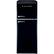 Front. Galanz - Retro 4.6 Cu. Ft. Mini Fridge - Black.