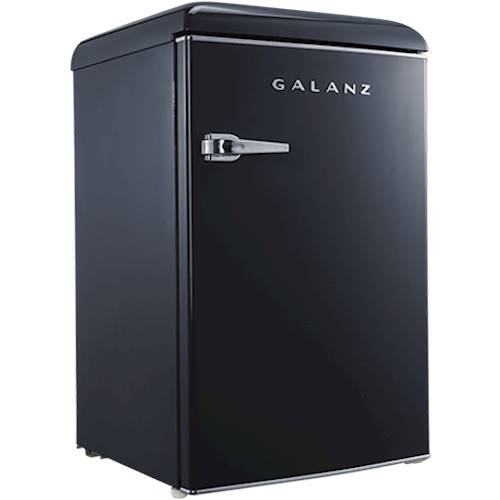 Best Buy: Galanz Retro 4.4 Cu. Ft. Mini Fridge Black GLR44BKER