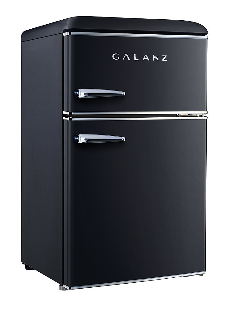 Galanz 4.6 Cu. ft. Retro Mini Refrigerator, Black