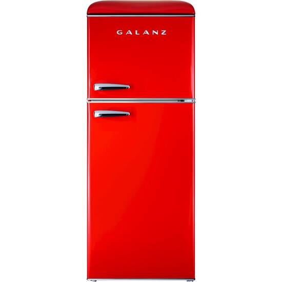 Galanz Retro 4 6 Cu Ft Mini Fridge Red Glr46trder Best Buy