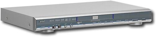 Angle Standard. Amoisonic - NetPlay DVD Player with Wireless Network Card - Silver.