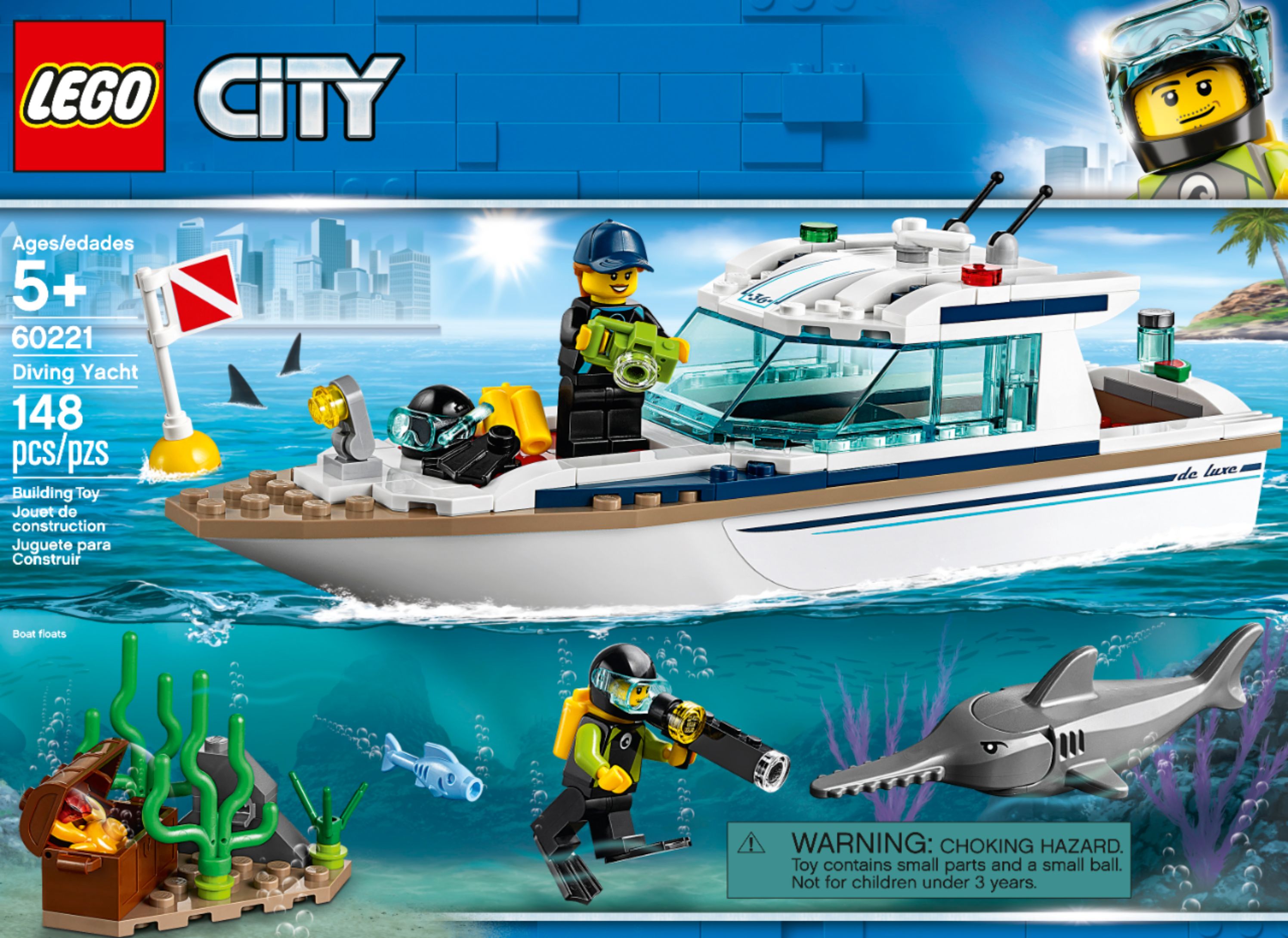 Diving Yacht 60221 | City | Buy online at the Official LEGO® Shop US