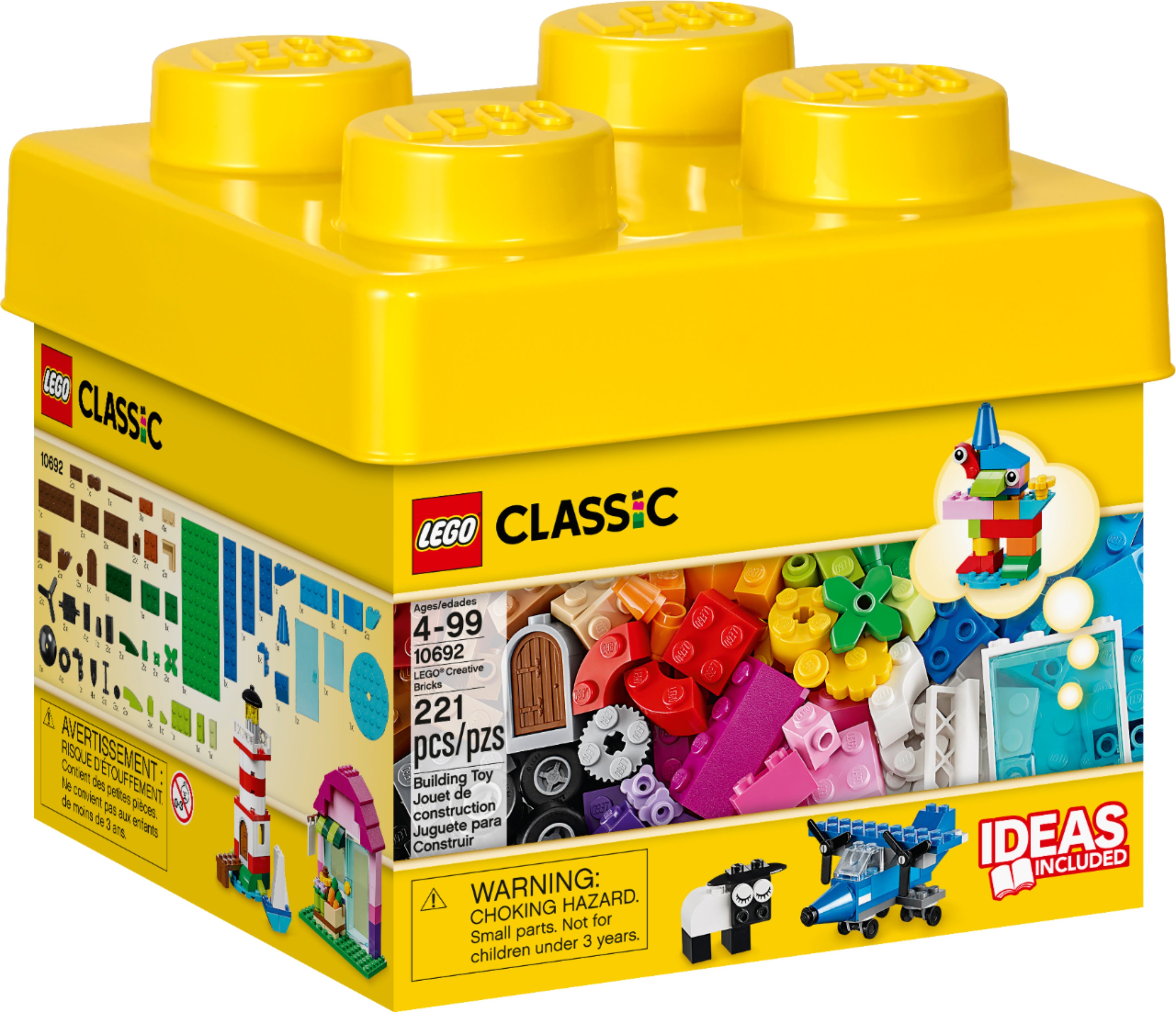 Angle View: LEGO Classic LEGO Creative Bricks 10692
