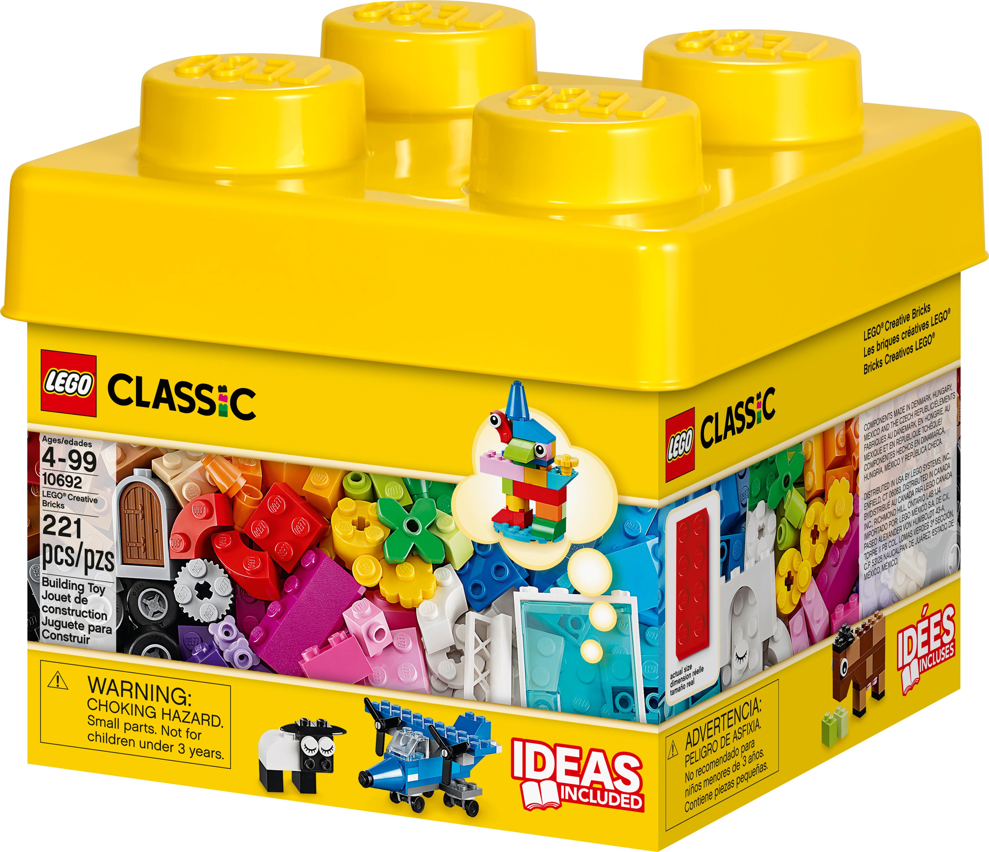 Left View: LEGO Classic LEGO Creative Bricks 10692