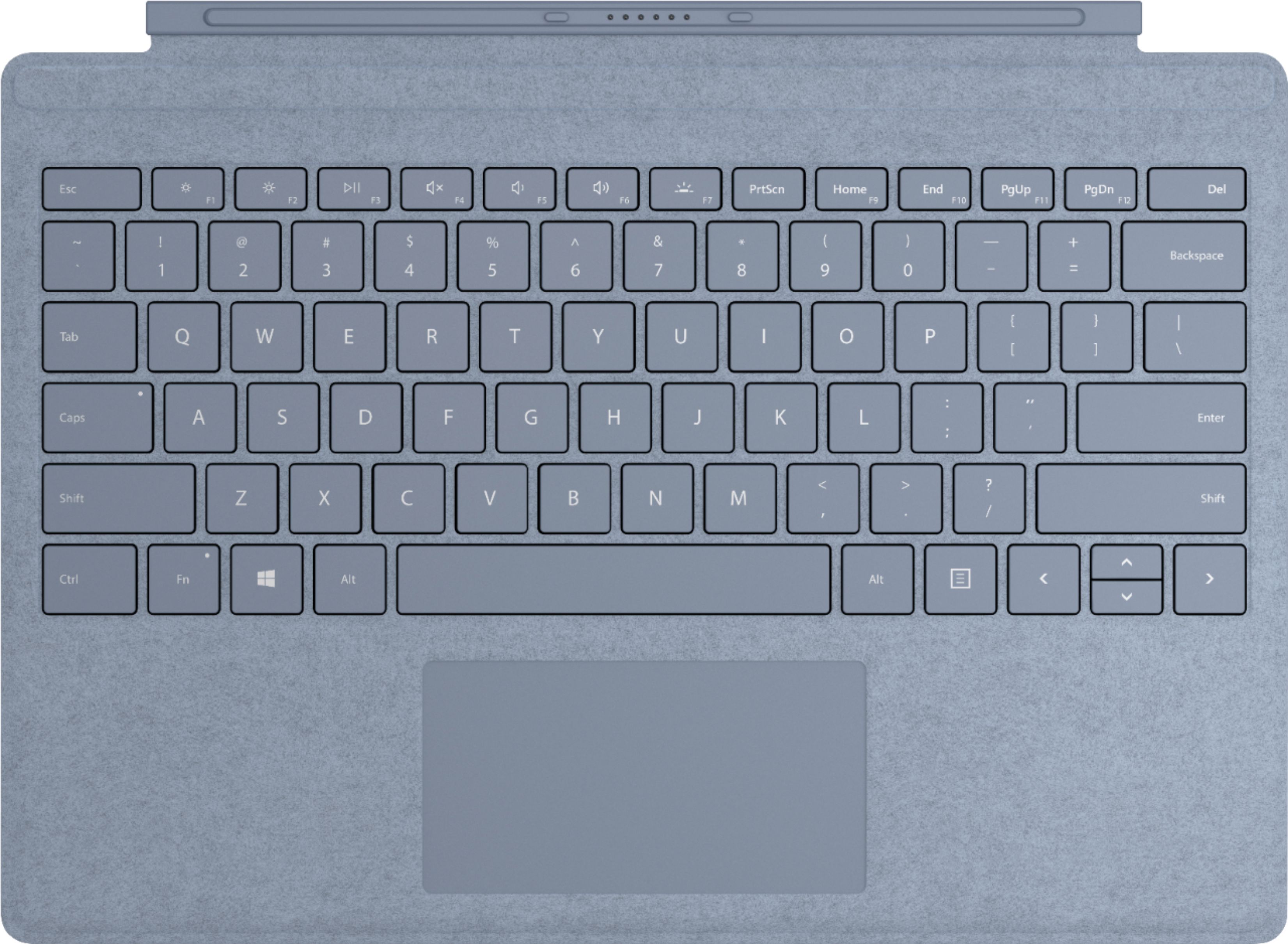 Microsoft Surface Pro Alcantara Signature Type Cover Keyboard for Pro 7, 6,  5, 4