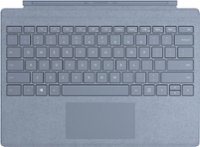 Front Zoom. Microsoft - Surface Pro Signature Type Cover - Ice Blue.