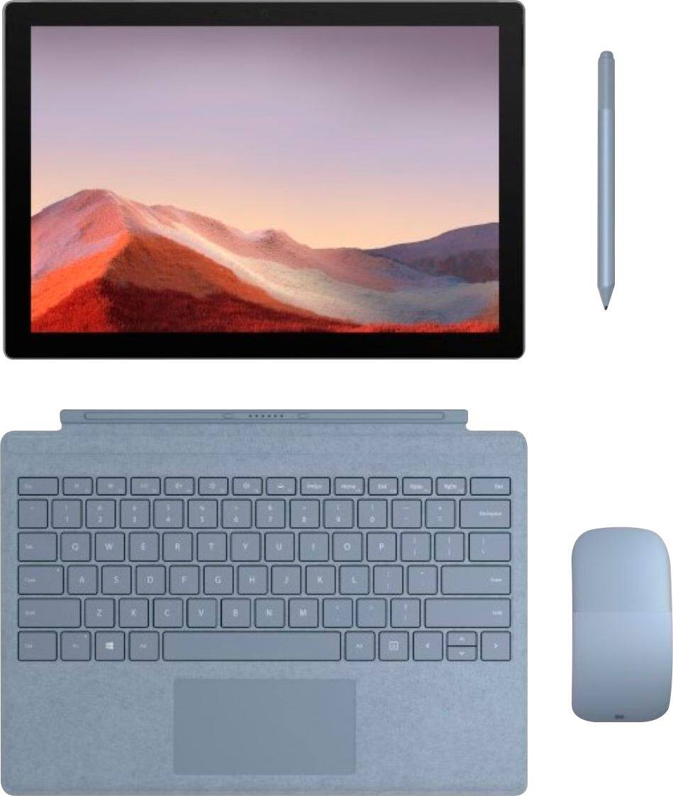 Alt View 13. Microsoft - Surface Pro Signature Type Cover - Ice Blue.