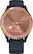 Alt View 12. Garmin - vívomove 3S Hybrid Smartwatch 39mm Fiber-Reinforced Polymer - Rose Gold With Navy Case And Silicone Band.