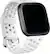 Angle. Fitbit - Sport Silicone Small Watch Band for Fitbit Versa 2 and Versa Lite - Frost White.
